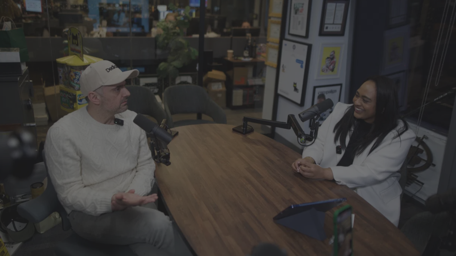 Desh in conversation with Gary Vaynerchuk in New York